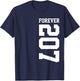 207 Area Code Portland Maine Lewiston ME Bangor ME T-Shirt - T-Shirt | Navy