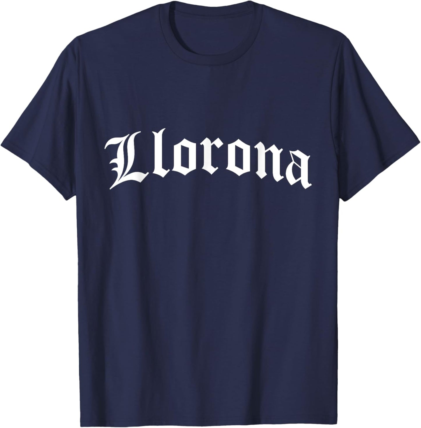 Llorona Chola Chicana Mexican American Pride Hispanic Latina T-Shirt - T-Shirt | Navy