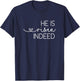 He is Risen Indeed Women's Christian Easter Shirt T-Shirt - T-Shirt | Navy