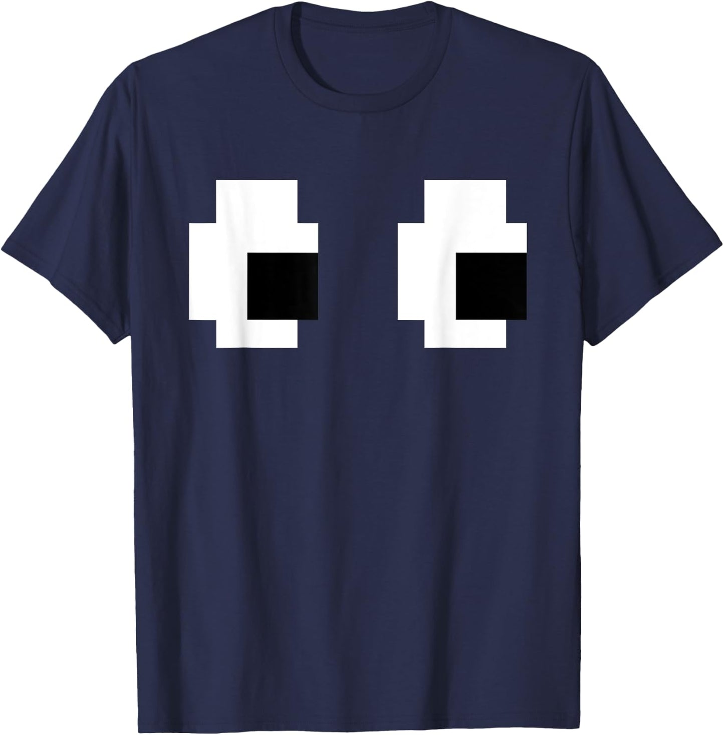 Retro Arcade Game Ghost 80s 8 bit Halloween Group Costume T-Shirt - T-Shirt | Navy