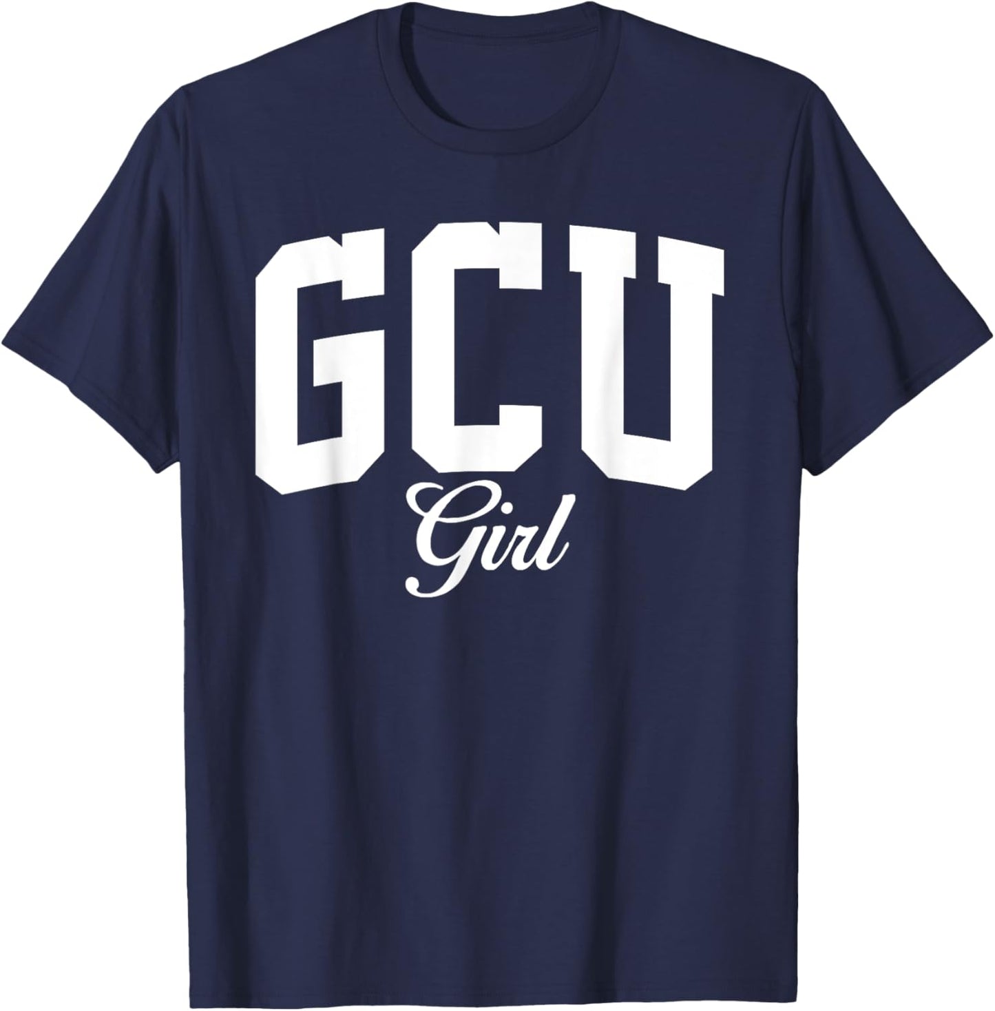GCU University Girl Arch Vintage Design Girls T-Shirt - T-Shirt | Navy