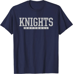 Higley Knights Softball HS T-Shirt - T-Shirt | Navy