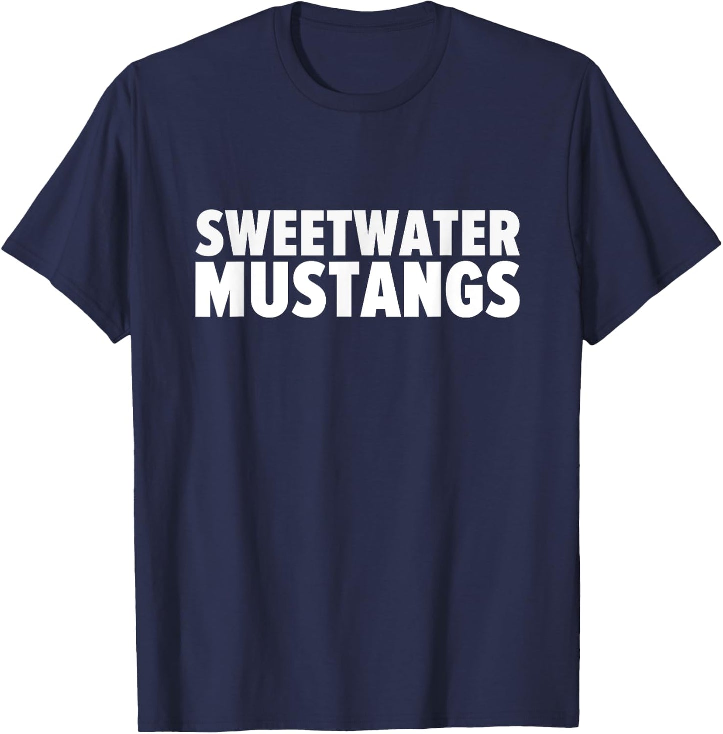 Sweetwater Mustangs Bold T-Shirt - T-Shirt | Navy