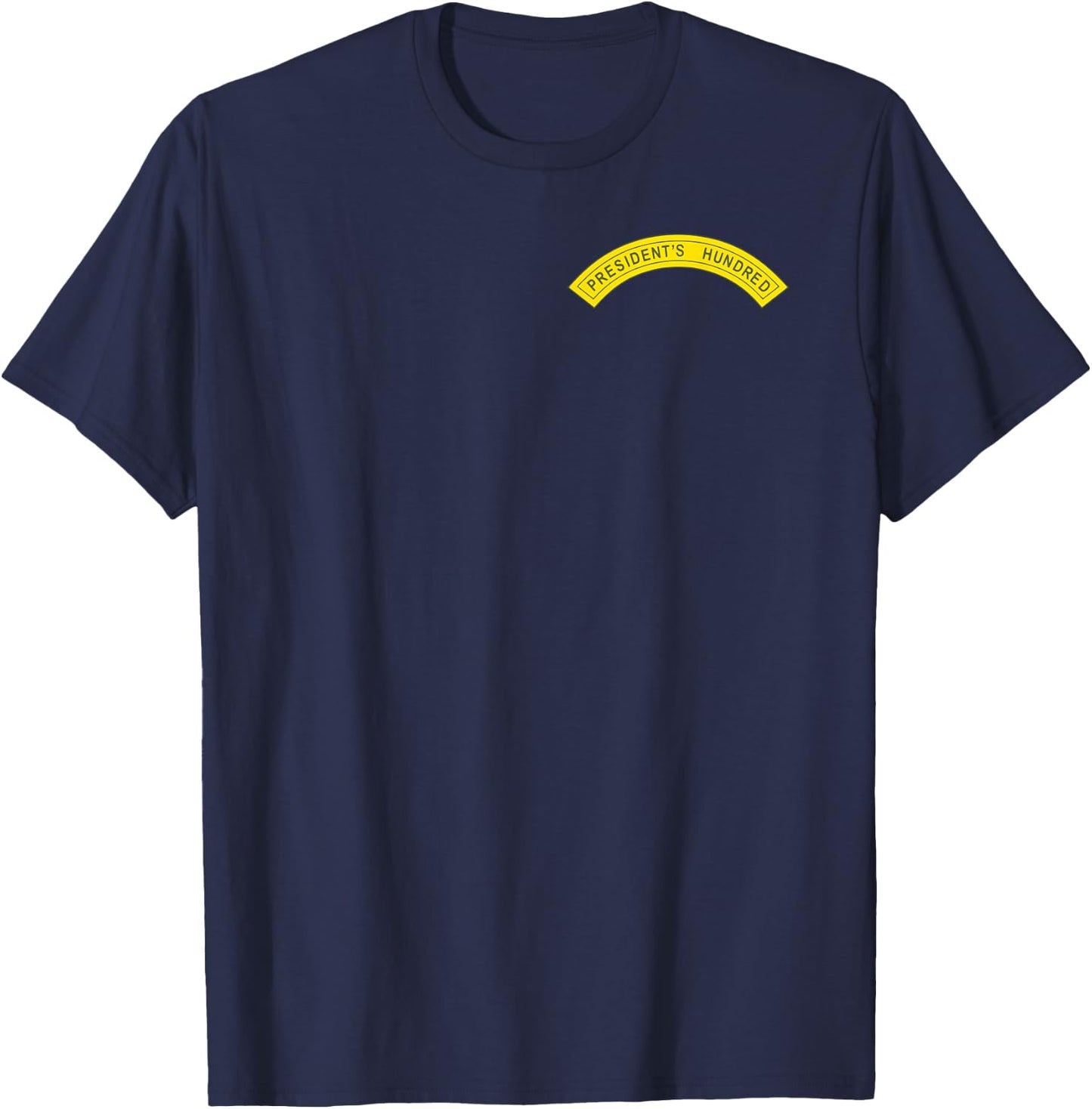 President's Hundred Tab (100 Tab) - US Army T-Shirt - T-Shirt | Navy