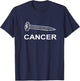 Screw Cancer Cancer Awareness Motivation T-Shirt - T-Shirt | Navy