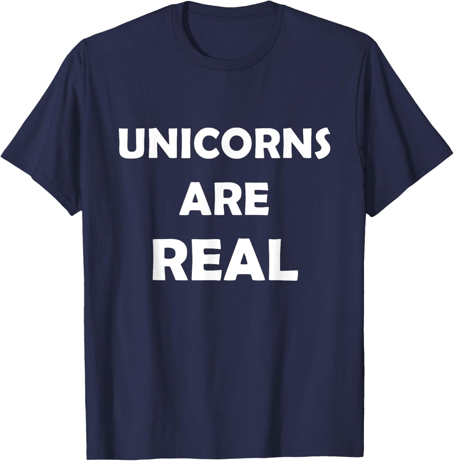 Unicorns Are Real T-Shirt - T-Shirt | Navy