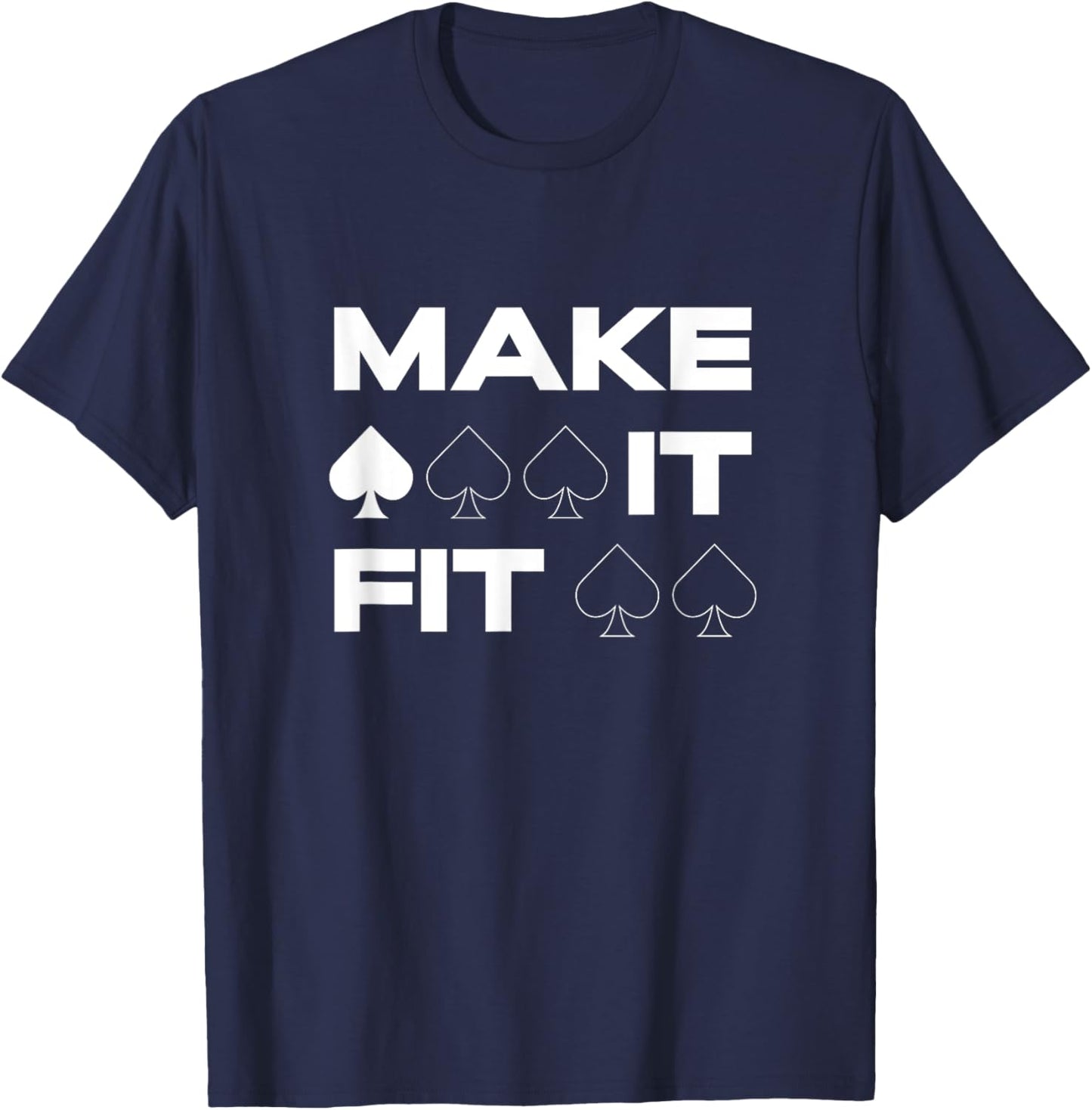 Queen of Spades QOS Shirt for Woman T-Shirt - T-Shirt | Navy