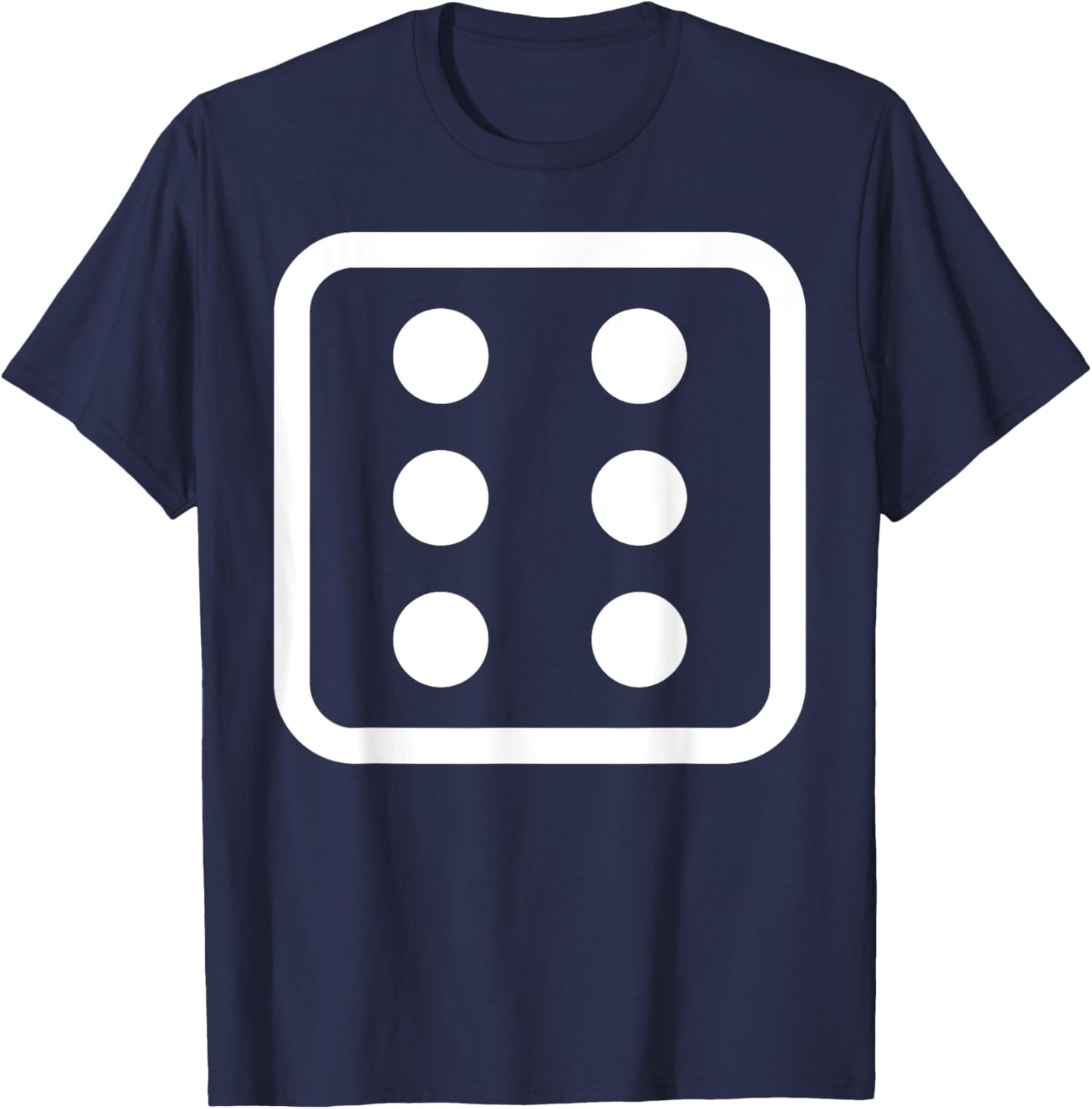6 Dice And Six Dice Costume T-Shirt - T-Shirt | Navy