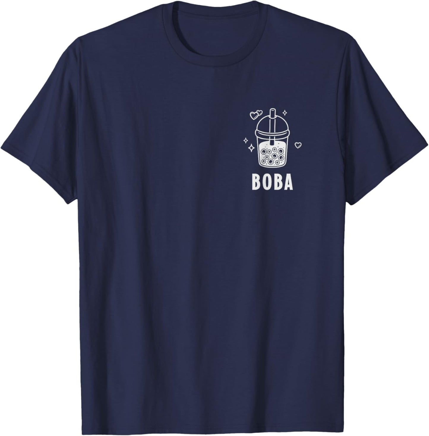 Boba Tea Junkie, Bubble Tea Lover T-Shirt - T-Shirt | Navy