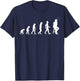 Evolution Harmonica Player T-Shirt - T-Shirt | Navy