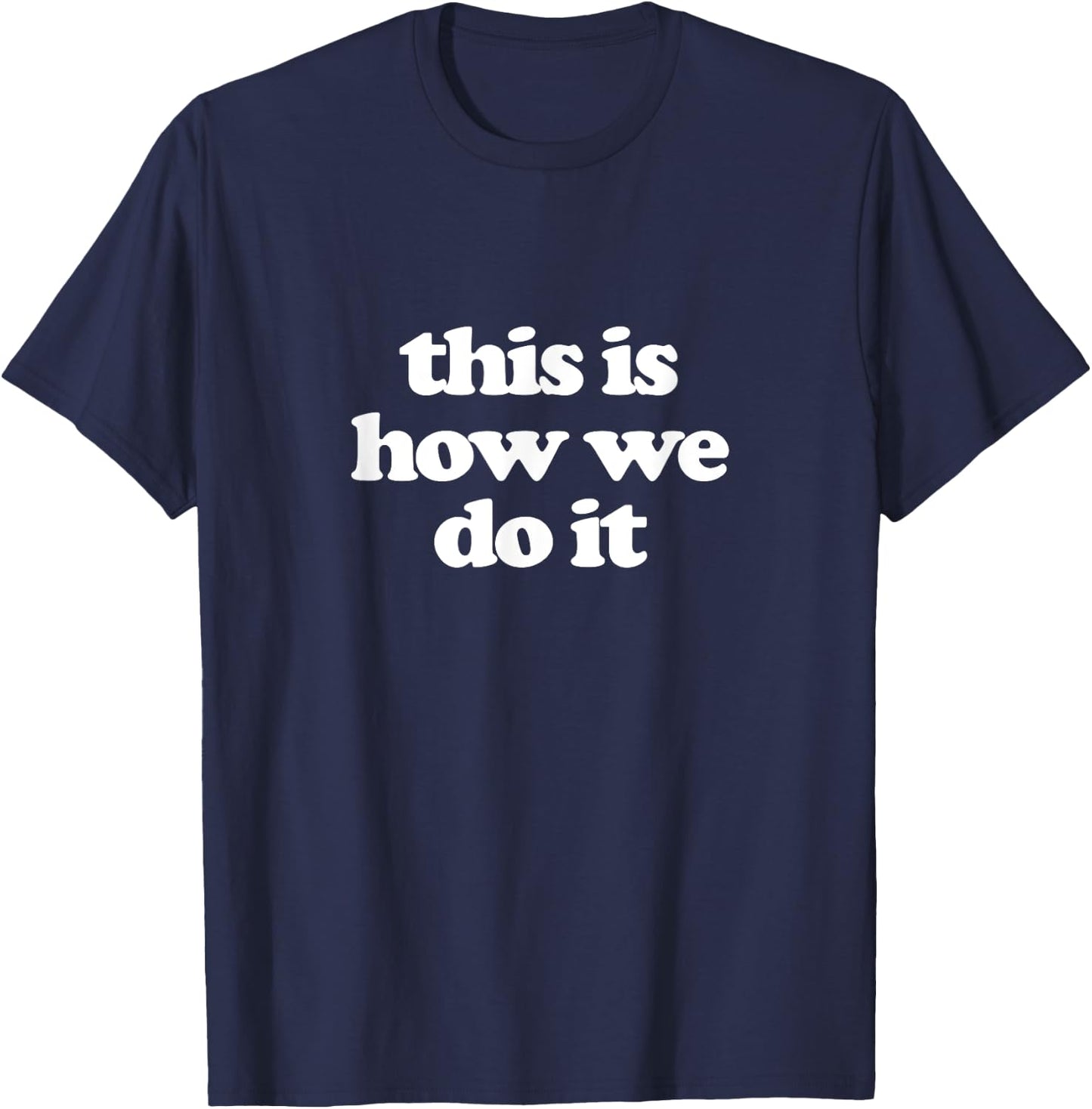 Cotton Jam Men's Adult Modern Lightweight Black Short Sleeve , Small T-Shirt - T-Shirt | Navy