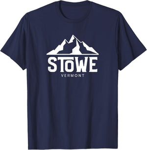 Stowe Vermont T-Shirt - T-Shirt | Navy