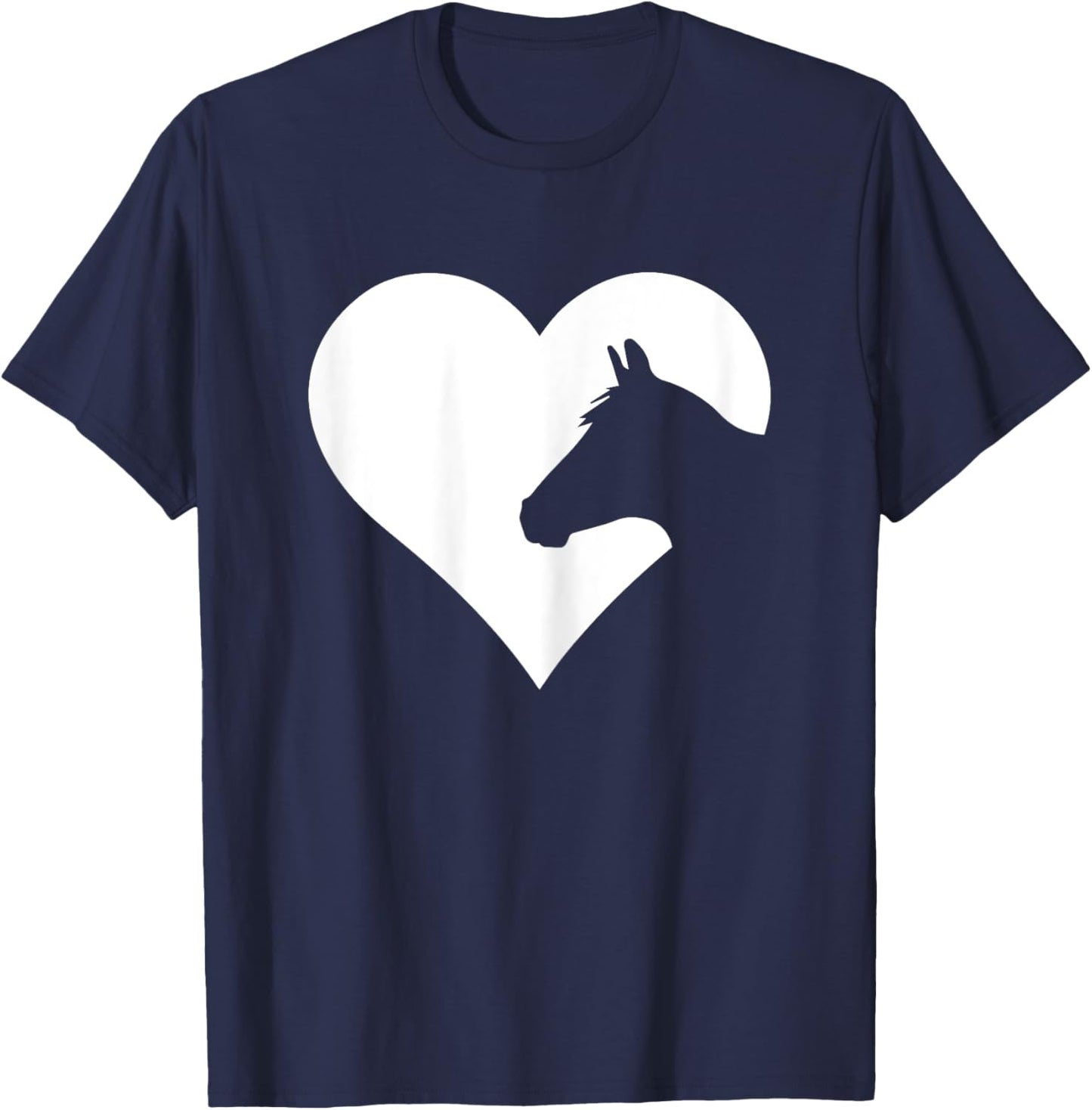 Horse lover Gift girls & women who love horses T-Shirt - T-Shirt | Navy