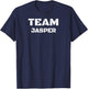 Team Jasper Clothing For People Who Like Jasper T-Shirt - T-Shirt | Navy