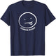 Krebs ist zum Kochzen! Tongue out for cancer T-Shirt - T-Shirt | Navy