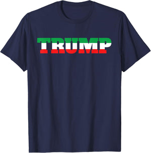 Italians For Trump Italiano Supporter Italy National Flag T-Shirt - T-Shirt | Navy