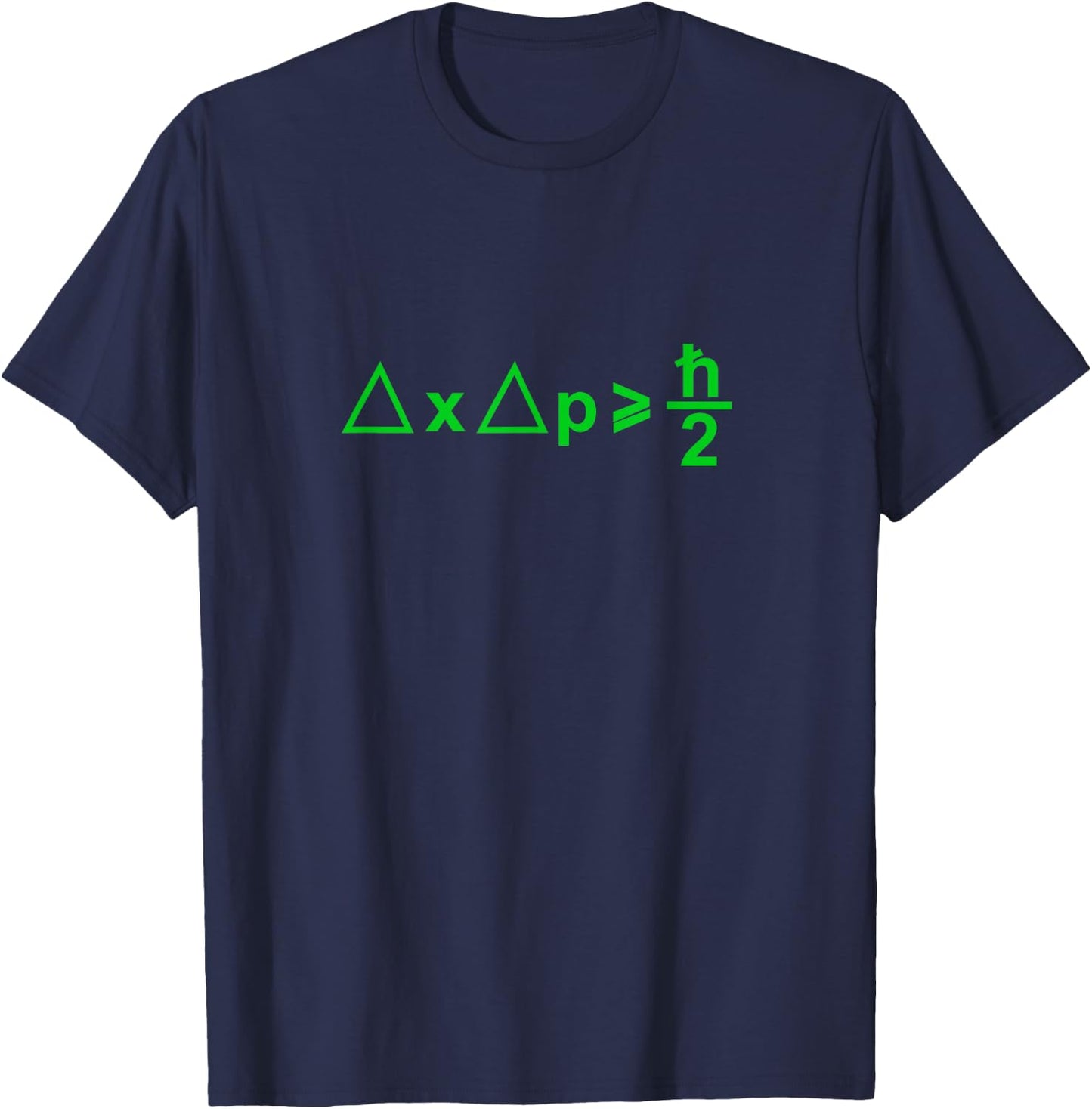 Quantum Mechanics Uncertainty T-Shirt - T-Shirt | Navy