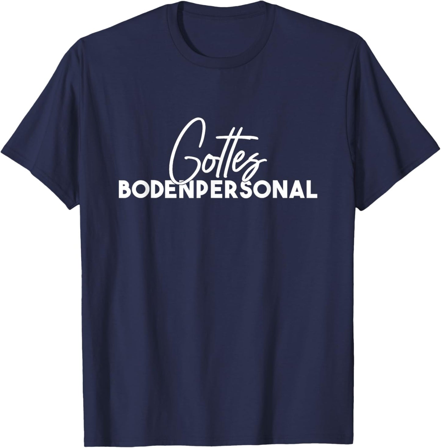 Gottes Bodenpersonal T-Shirt - T-Shirt | Navy