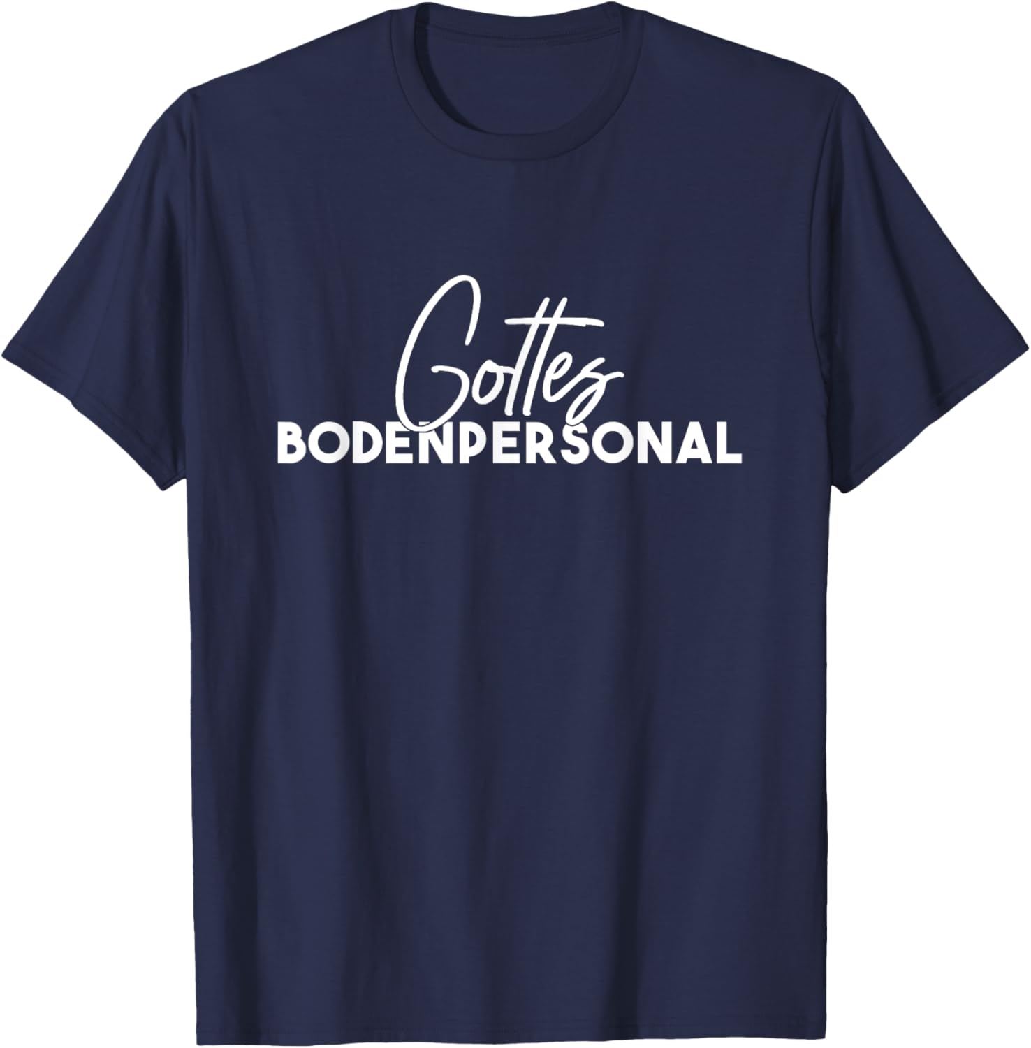 Gottes Bodenpersonal T-Shirt - T-Shirt | Navy