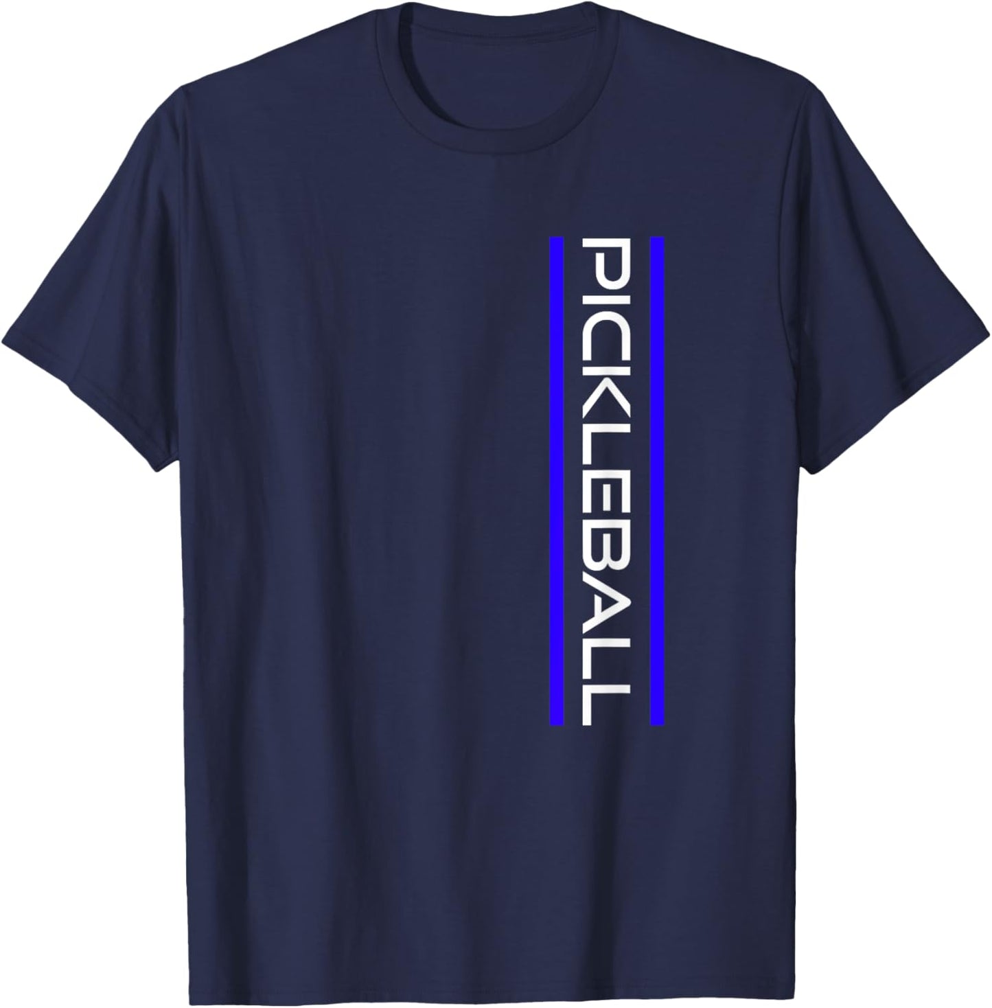 Pickleball - Stylish - Simple Minimalist - Pickleball T-Shirt - T-Shirt | Navy