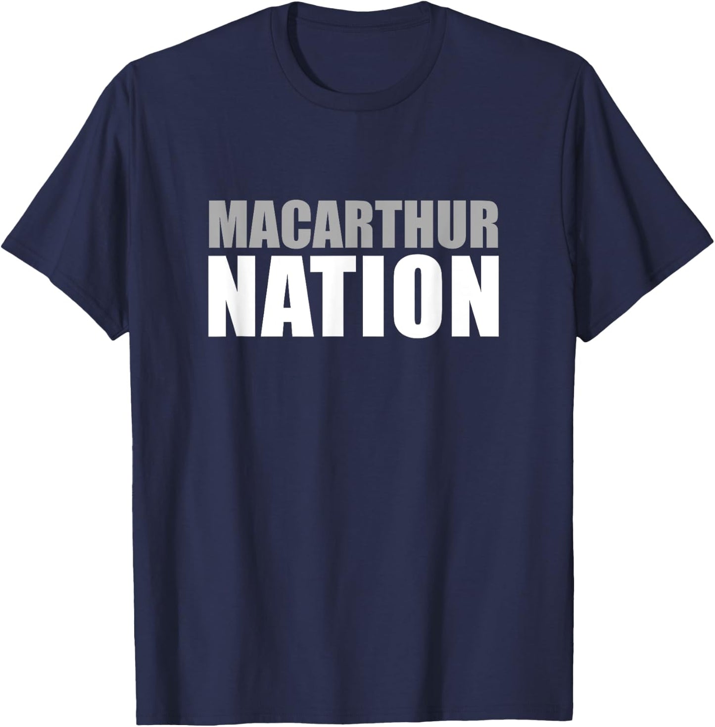 Macarthur High School Nation T-Shirt - T-Shirt | Navy