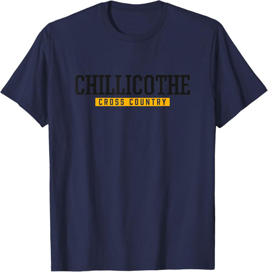 Chillicothe High School Cross Country T-Shirt - T-Shirt | Navy