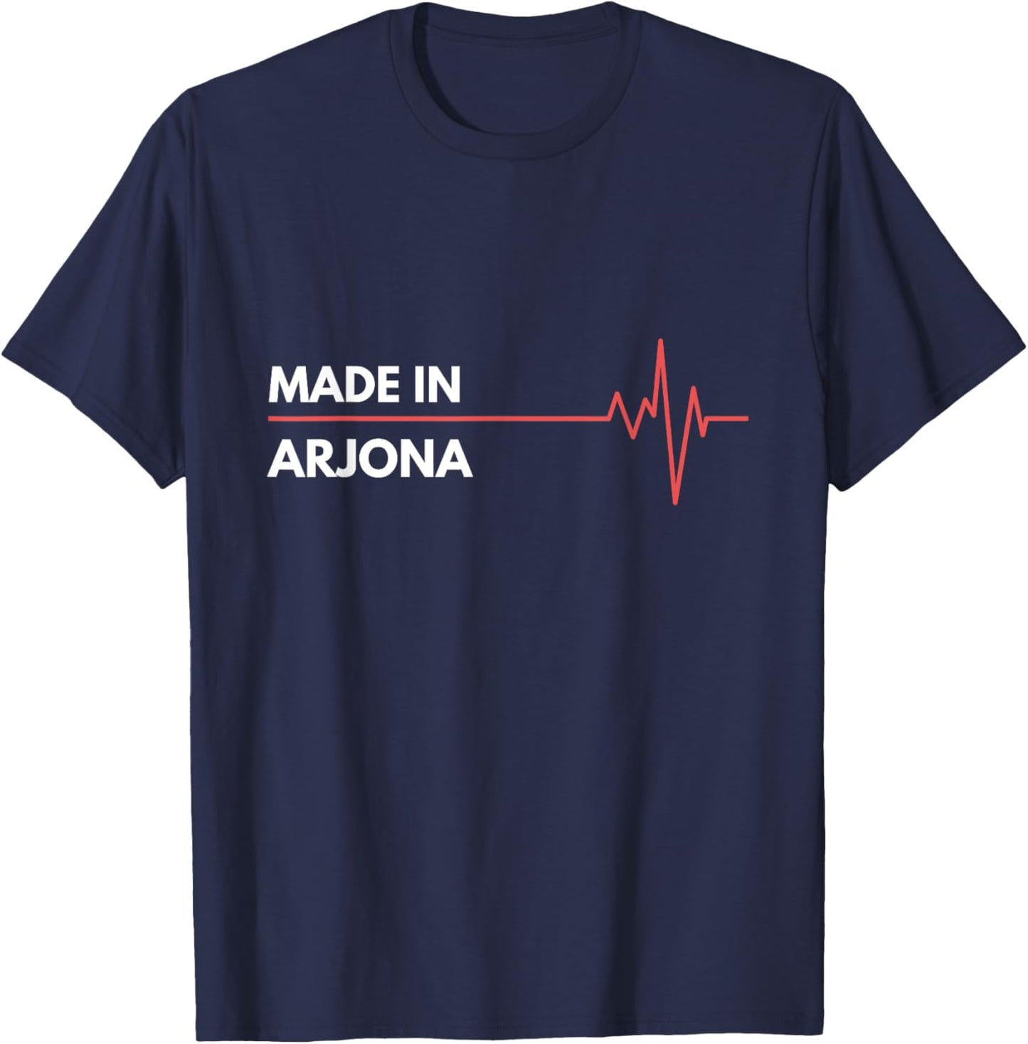 Made In Arjona Colombia City Of Birth Hometown T-Shirt - T-Shirt | Navy