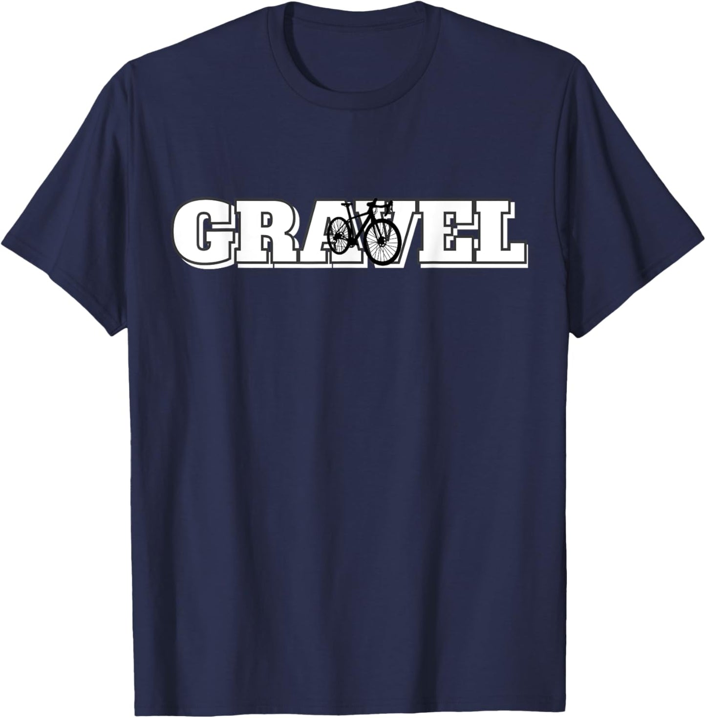 Gravel Bike Design "Gravel" Gravel bike gift T-Shirt - T-Shirt | Navy