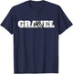 Gravel Bike Design "Gravel" Gravel bike gift T-Shirt - T-Shirt | Navy