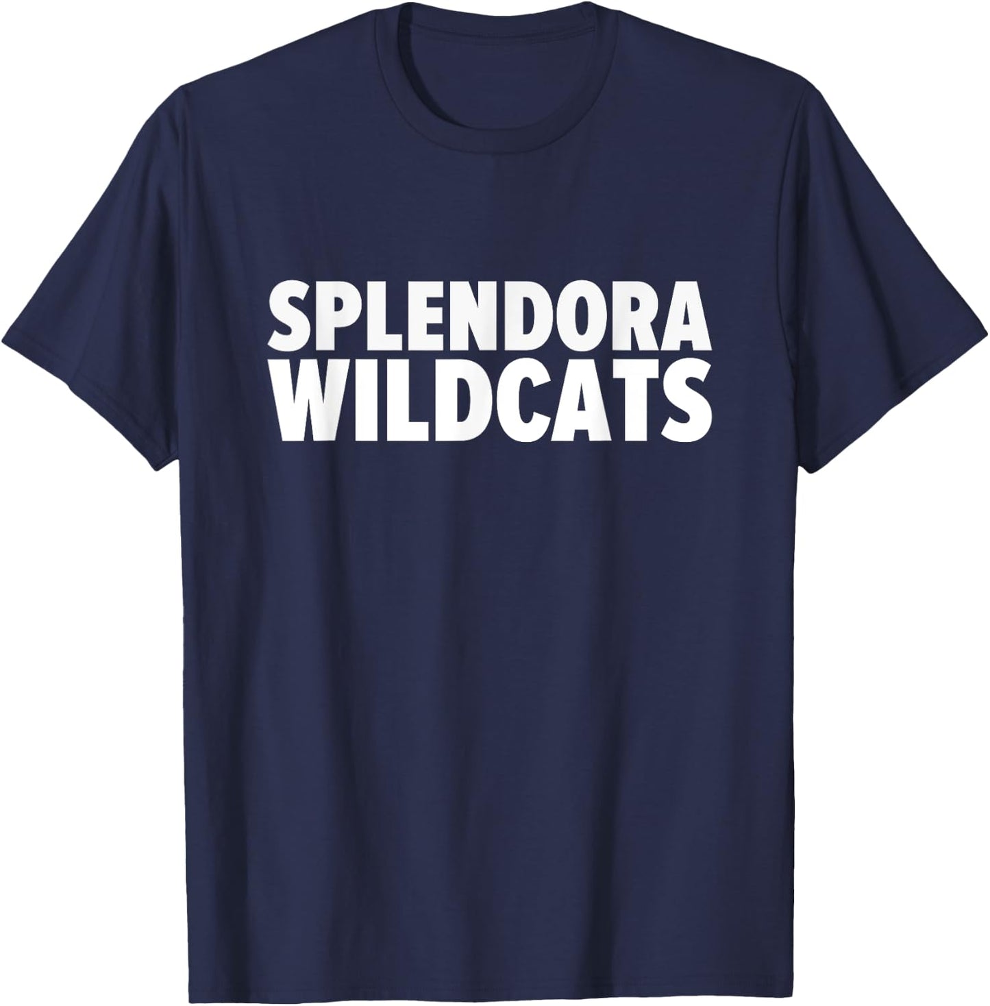 Splendora Wildcats Bold T-Shirt - T-Shirt | Navy