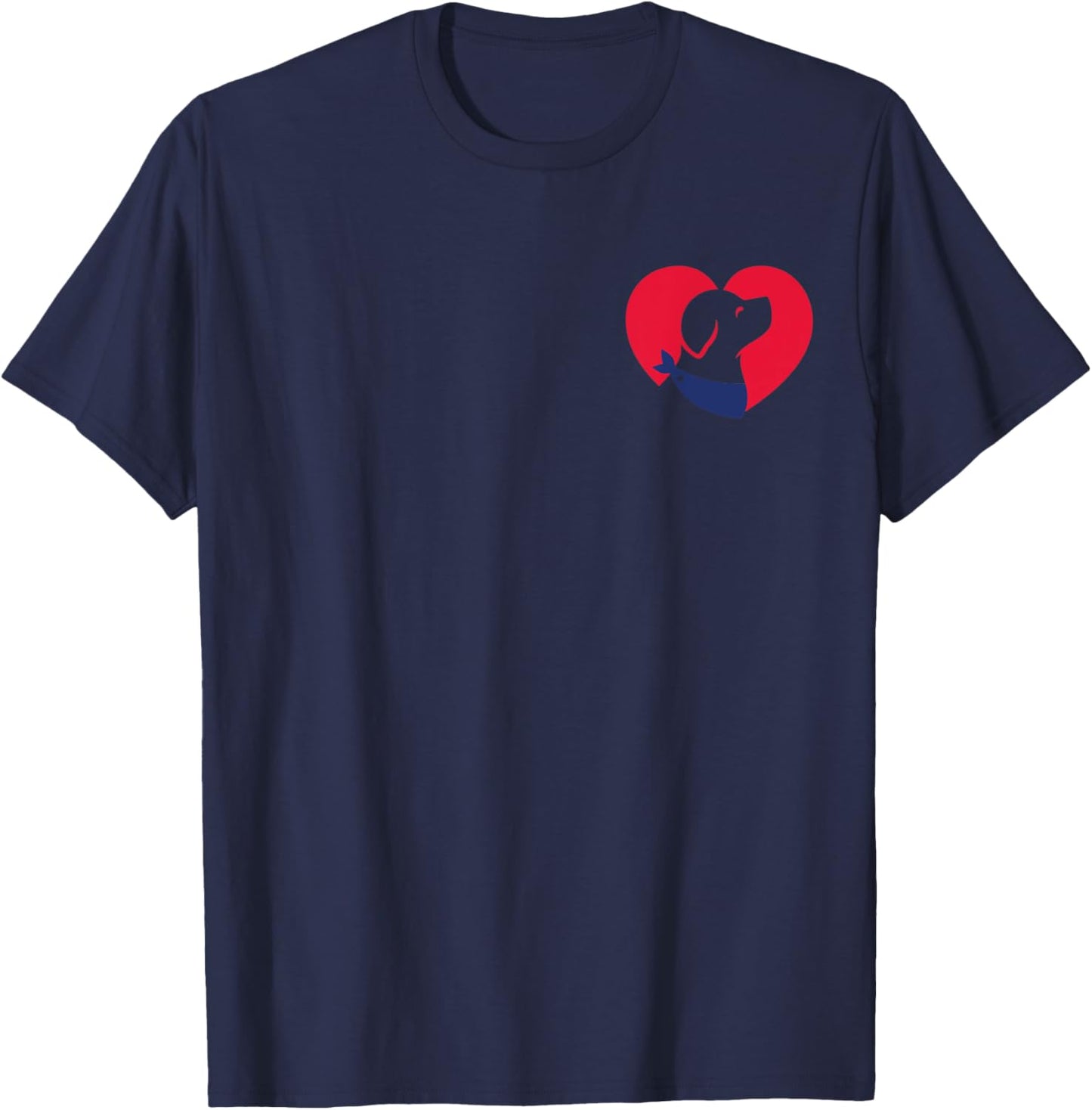 Street Tails Animal Rescue Staff, LargeW T-Shirt - T-Shirt | Navy