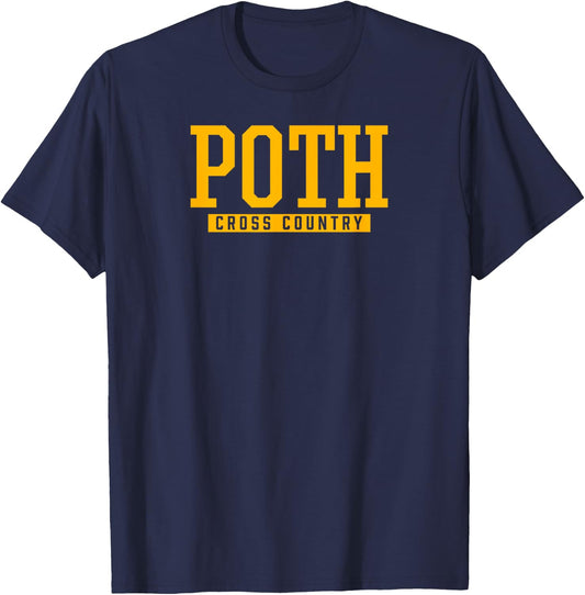 Poth High School Cross Country T-Shirt - T-Shirt | Navy