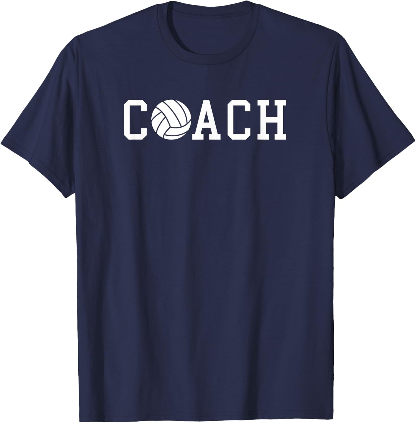 Coach Volleyball Team Gift T-Shirt - T-Shirt | Navy