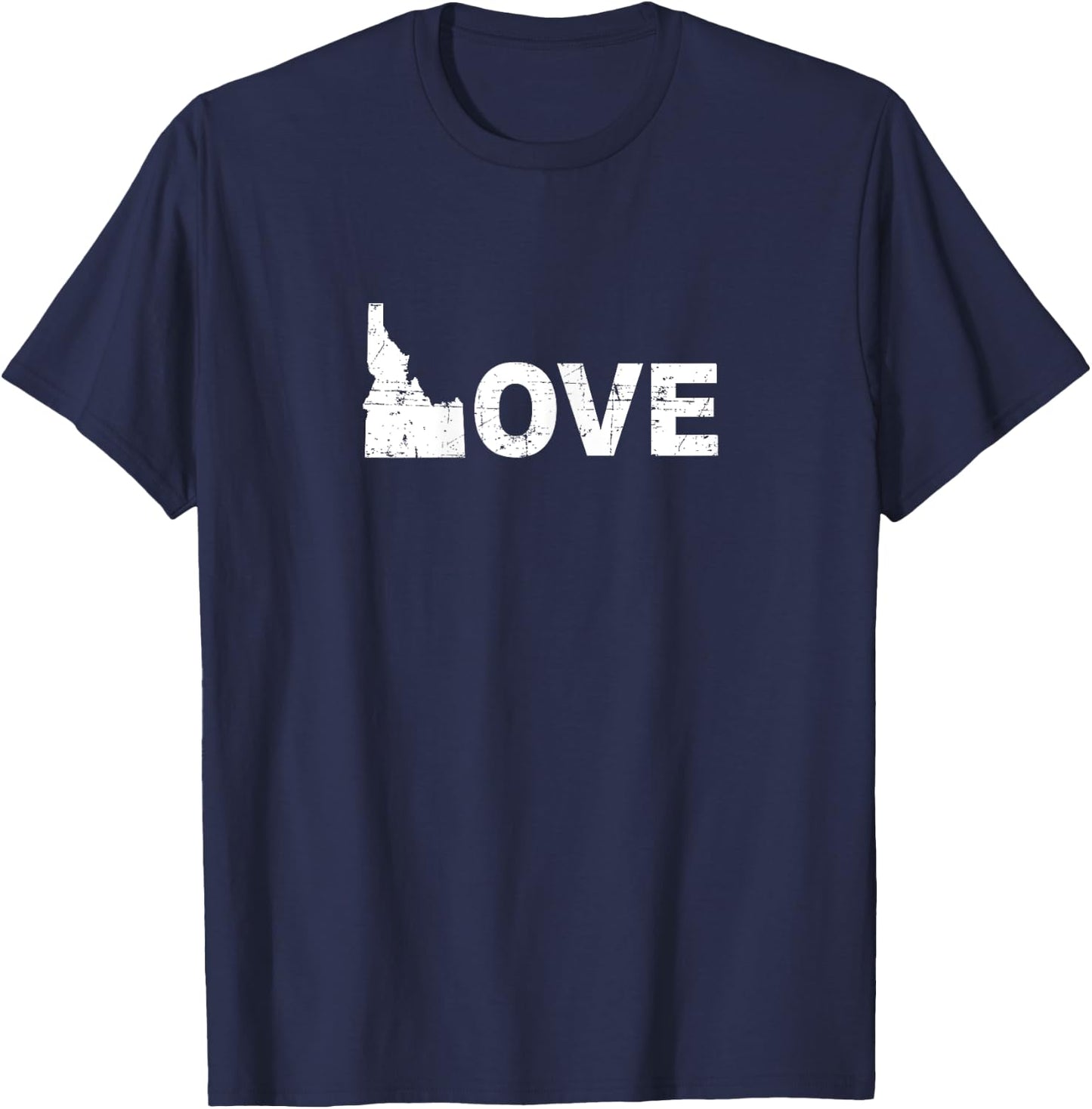I Love Idaho | Boise | Potato | Gem State | Gift T-Shirt - T-Shirt | Navy