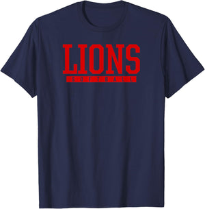 Lincoln Lions Softball HS T-Shirt - T-Shirt | Navy