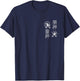 Fujin Raijin T-Shirt - T-Shirt | Navy
