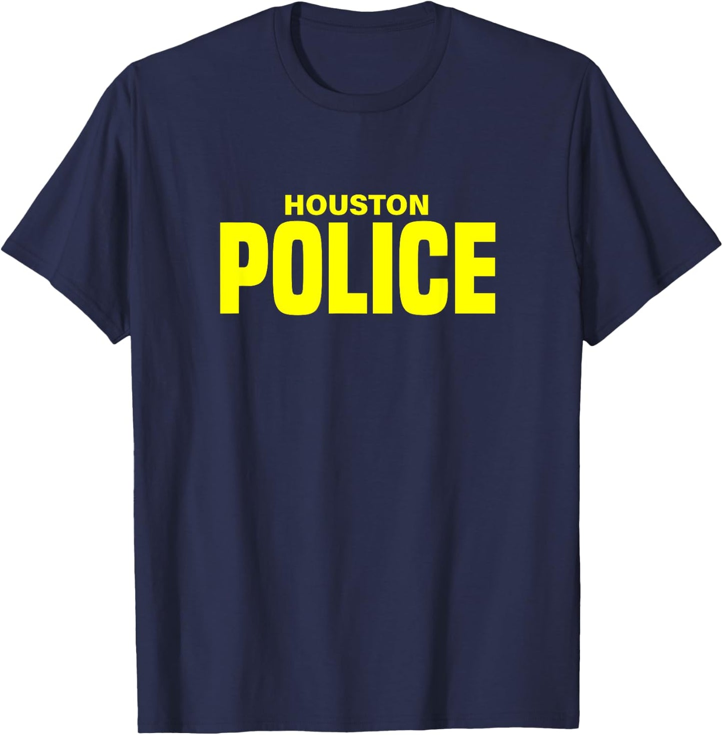 City of Houston Police Officer Texas Policeman Uniform Duty T-Shirt - T-Shirt | Navy