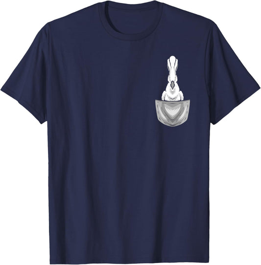 Umbrella Cockatoo In Pocket Bird Birds Parrot T-Shirt - T-Shirt | Navy