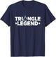 Triangle Legend Design for a Triangle player T-Shirt - T-Shirt | Navy