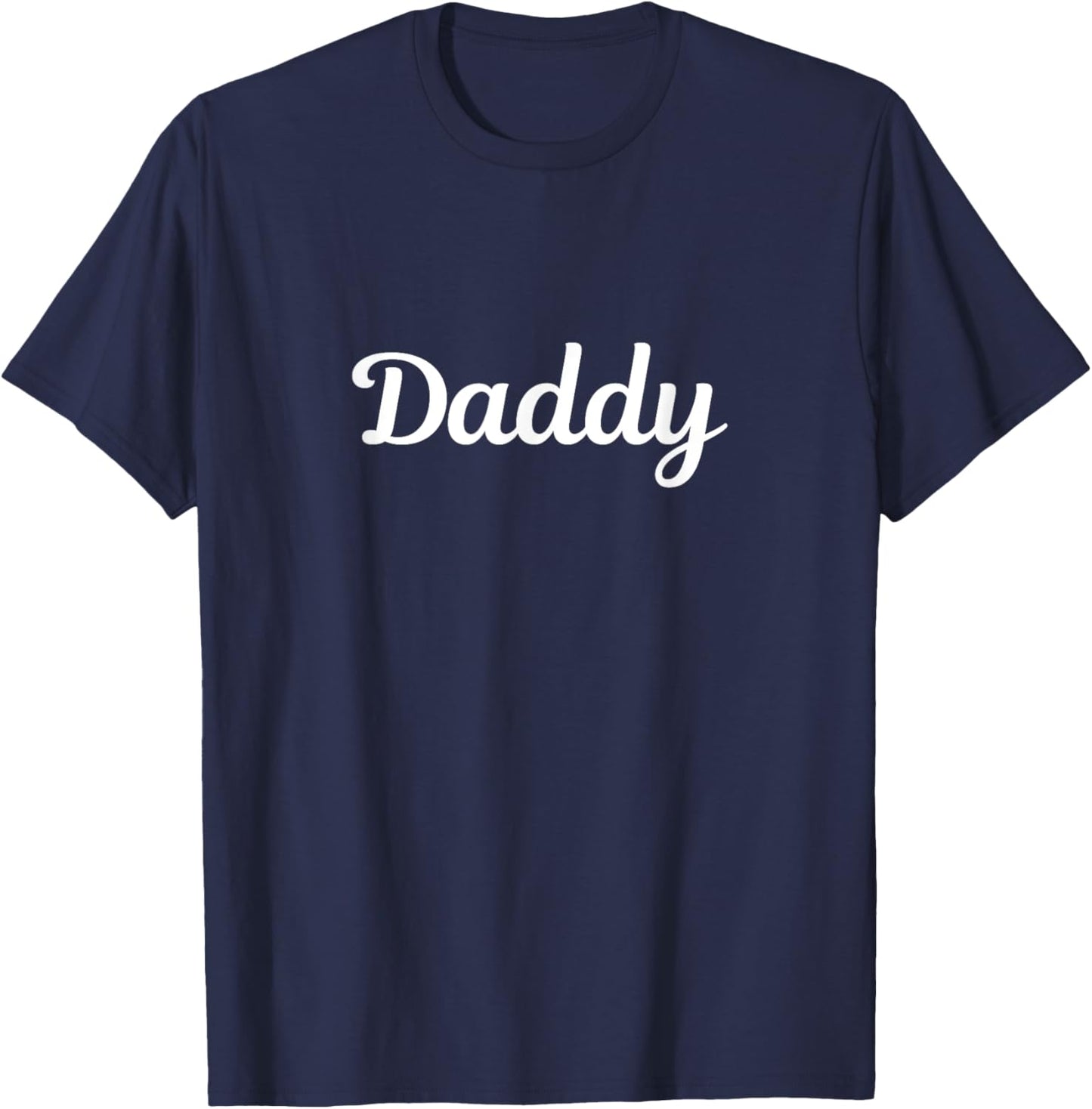 The word Daddy | A stylish design that says Daddy T-Shirt - T-Shirt | Navy