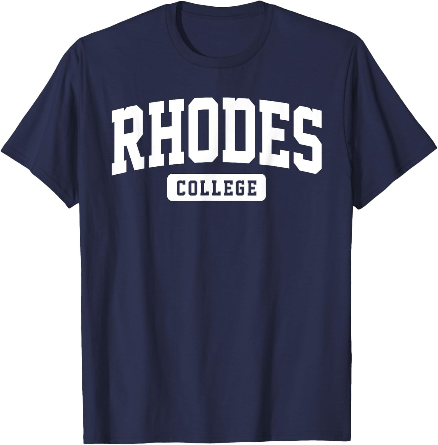 Rhodes College Arch Vintage Classic Design Gifts Men Women T-Shirt - T-Shirt | Navy