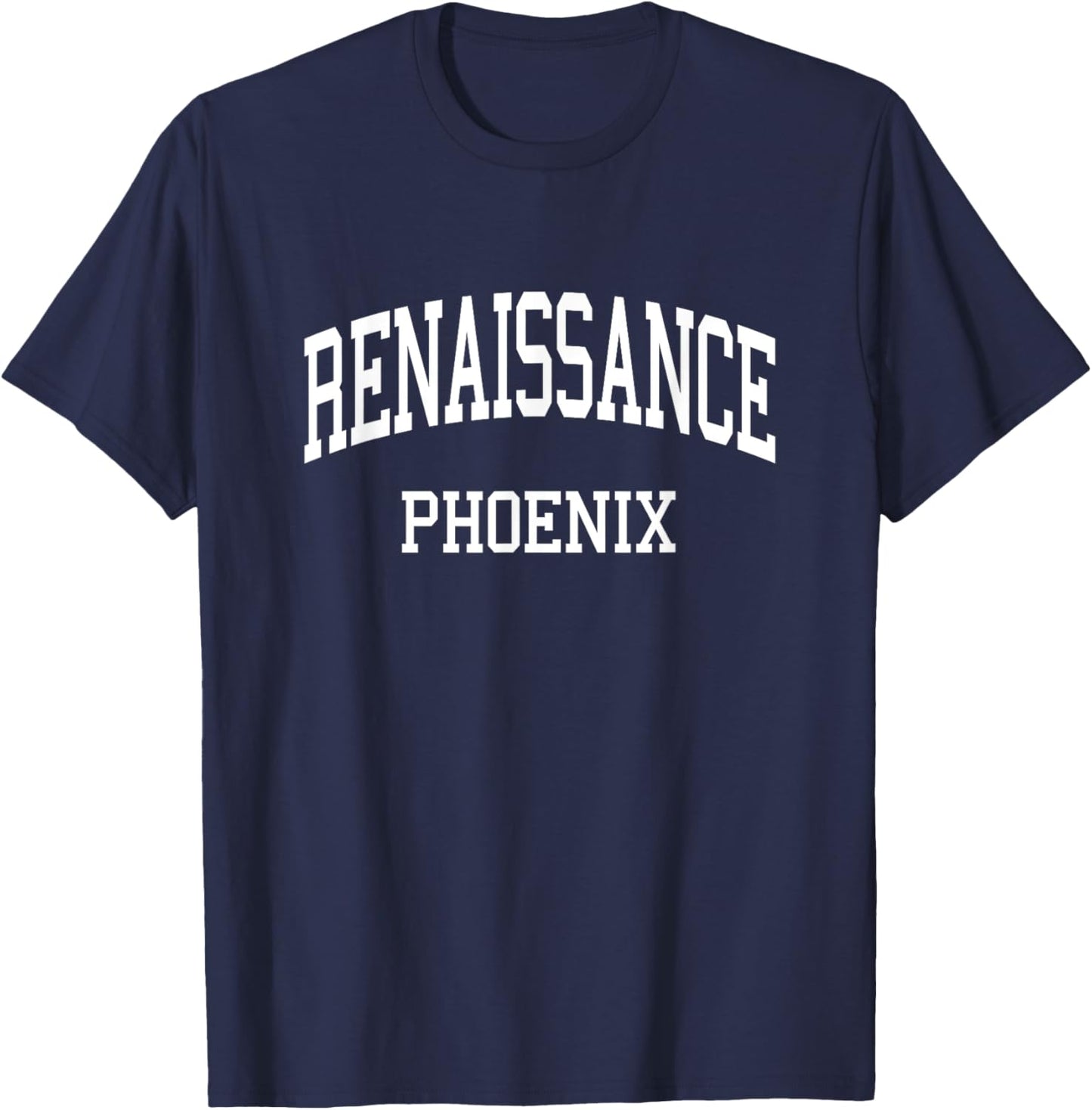 Renaissance High School HS Detroit MI Retro Sports T-Shirt - T-Shirt | Navy