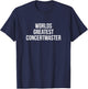 World's Greatest Concertmaster Violin Player Gifts T-Shirt - T-Shirt | Navy