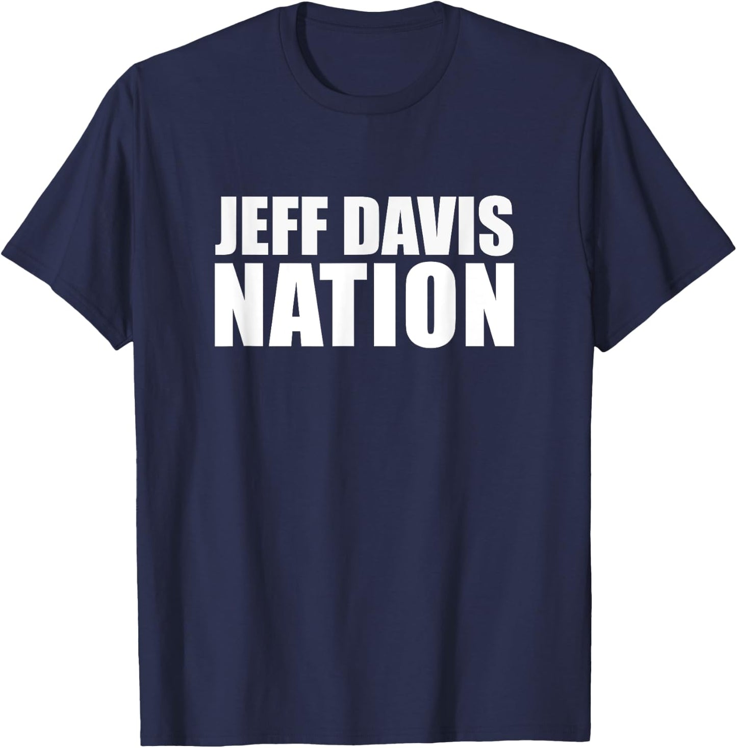 Jeff Davis High School Nation T-Shirt - T-Shirt | Navy