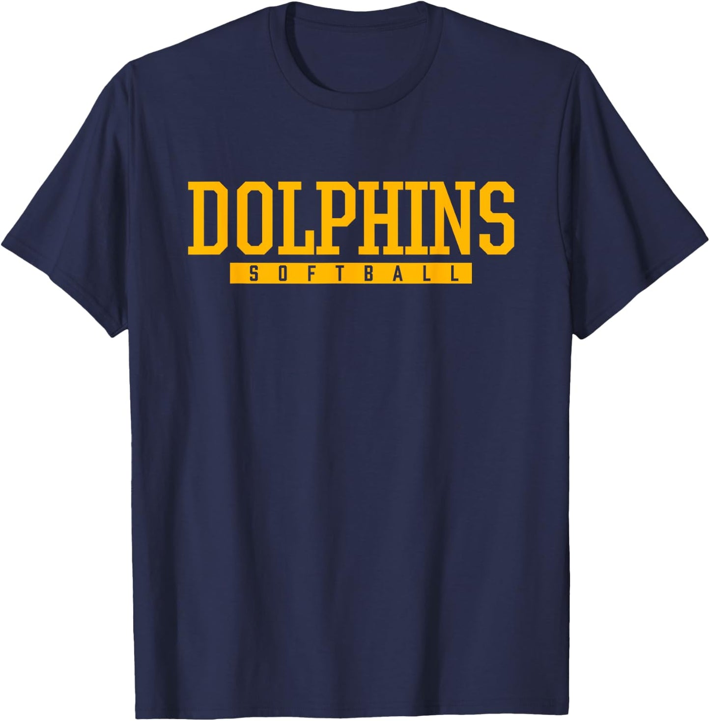 Marathon Dolphins Softball HS T-Shirt - T-Shirt | Navy