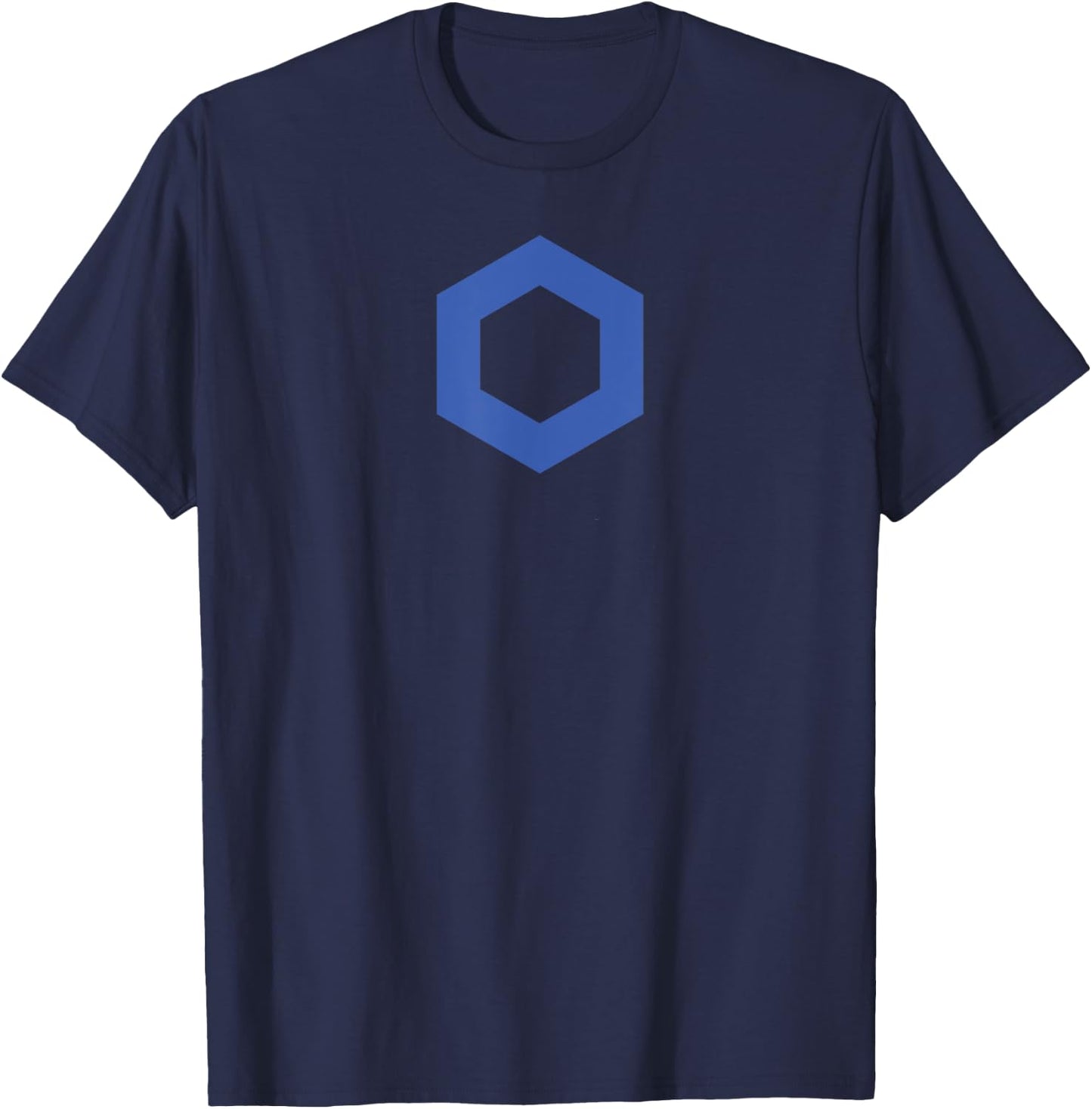 Chainlink LINK Shirt Blockchain Crypto Cryptocurrency T-Shirt - T-Shirt | Navy