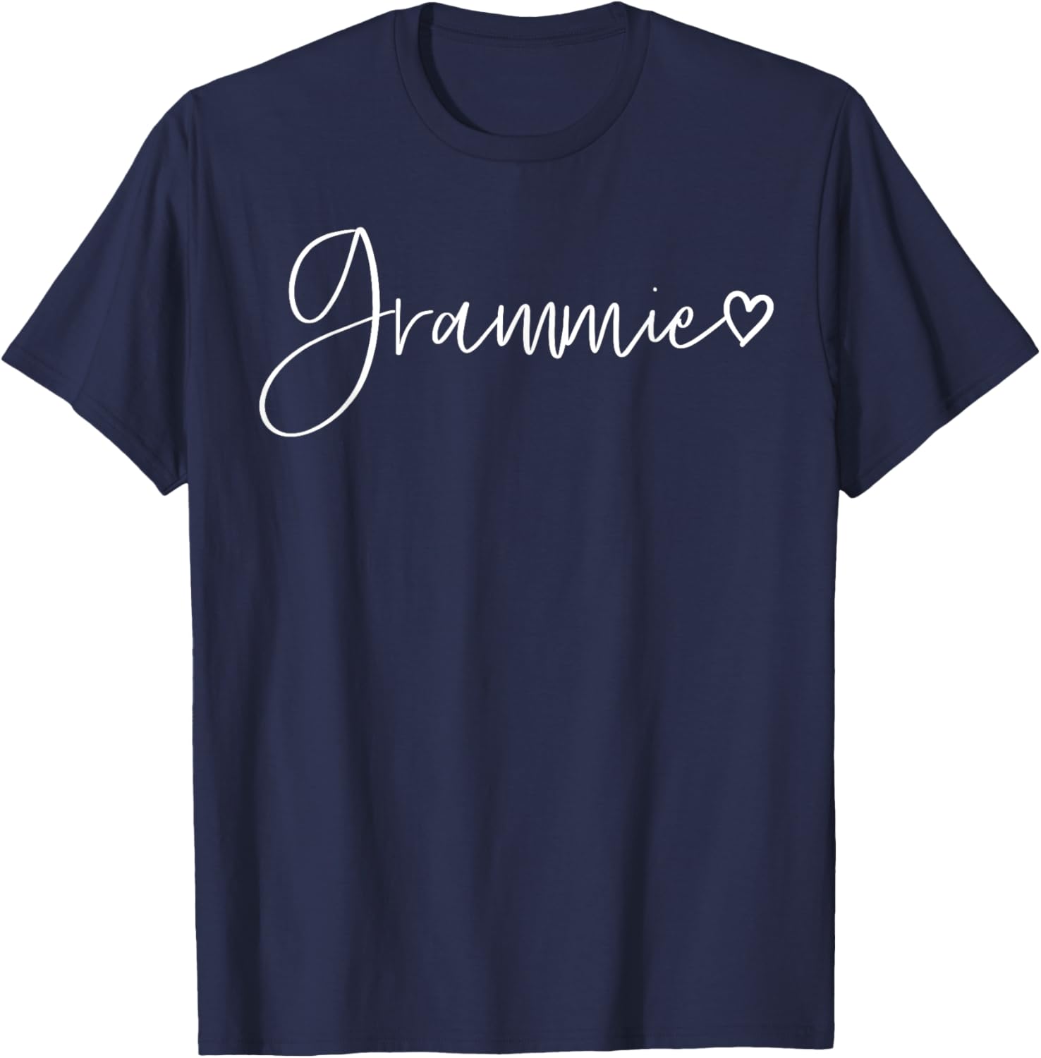 Grammie Gifts Grandma Heart Mother's Day Grammie T-Shirt - T-Shirt | Navy