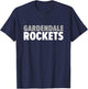Gardendale Rockets Bold T-Shirt - T-Shirt | Navy