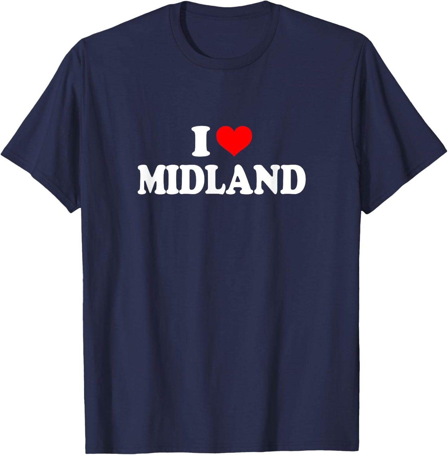 Midland - I Love Midland T-Shirt - T-Shirt | Navy