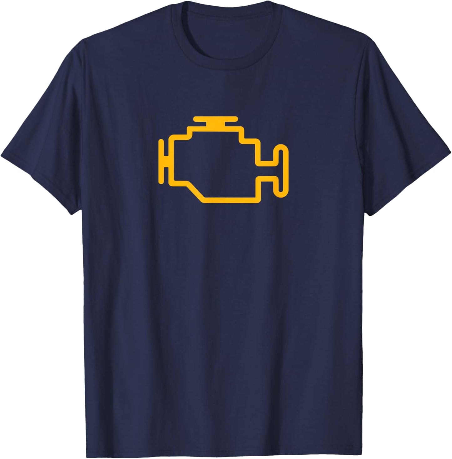 Check Engine T-Shirt - T-Shirt | Navy